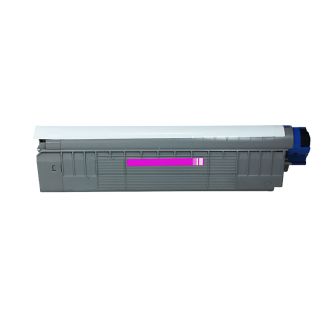 Toner compatible 44643002 OKI - magenta
