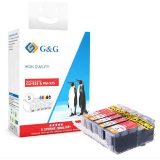 Multipack Premium de 5 cartouches (PGI-525XL + CLI-526XL BKCMY)