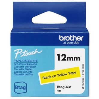 Ruban cassette d'origine BTAG361 Brother - noir, jaune