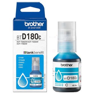 Bouteille d'encre d'origine BTD180C Brother - cyan