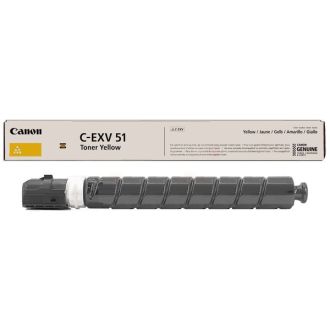 Toner d'origine 0484C002 / C-EXV 51 Y Canon - jaune