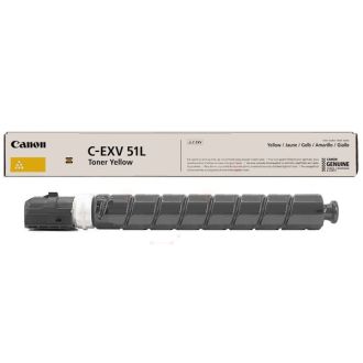 Toner d'origine 0487C002 / C-EXV 51 L Y Canon - jaune