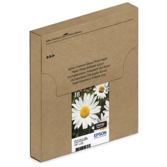 Cartouches d'origine C13T18064511 / 18 Epson - multipack 4 couleurs : noire, cyan, magenta, jaune