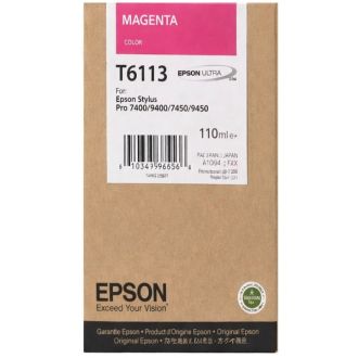 Cartouche d'origine C13T611300 / T6113 Epson - magenta