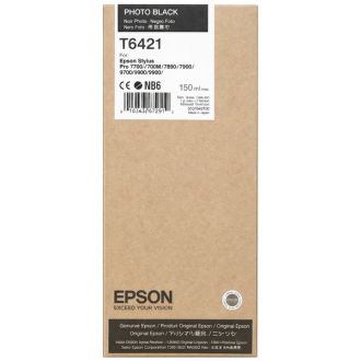 Cartouche d'origine C13T642100 / T6421 Epson - noire
