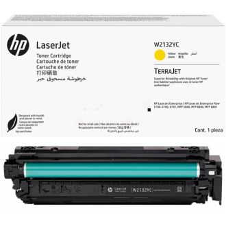 Toner d'origine W2132YC / 213YC HP - jaune