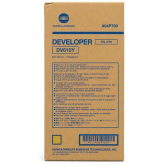 Développeur d'origine A04P700 / DV-610 Y Konica Minolta - jaune