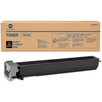 Toner d'origine A0TM151 / TN-413 K Konica Minolta - noir