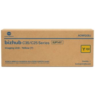 Tambour d'origine A0WG08J / IUP-14 Y Konica Minolta - jaune