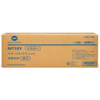 Tambour d'origine A9K708D / DR-712 Y Konica Minolta - jaune