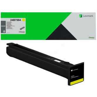 Toner d'origine 24B7584 Lexmark - jaune