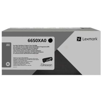 Toner d'origine 66S0XA0 Lexmark - noir