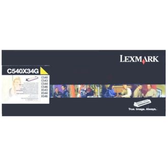 Unité développeur d'origine C540X34G Lexmark - jaune