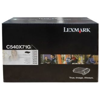 Tambour d'origine C540X71G Lexmark - noir