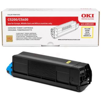 Toner d'origine 42804505 OKI - jaune