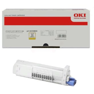 Toner d'origine 44318605 OKI - jaune