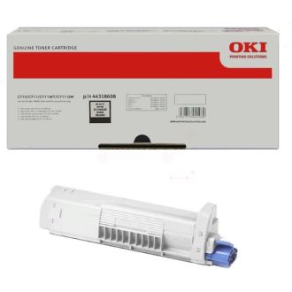 Toner d'origine 44318608 OKI - noir