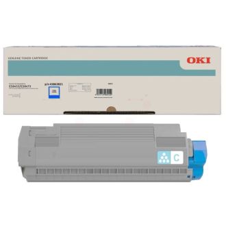 Toner d'origine 45862821 OKI - cyan