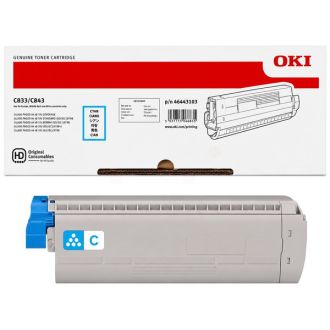 Toner d'origine 46443103 OKI - cyan