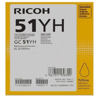 Cartouche d'origine 405865 / GC-51 YH Ricoh - jaune