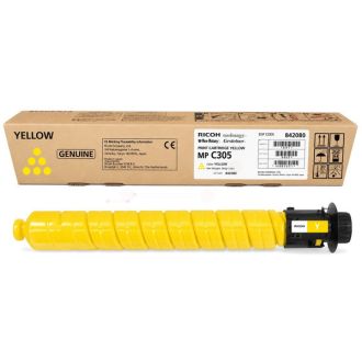 Toner d'origine 842080 / TYPE MPC 305 E Ricoh - jaune
