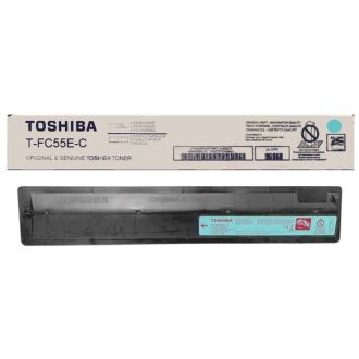 Toner d'origine 6AK00000114 / T-FC 55 E-C Toshiba - cyan