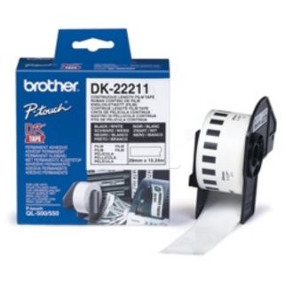 Ruban cassette d'origine DK22211 Brother - blanc
