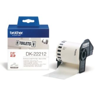 Ruban cassette d'origine DK22212 Brother - blanc