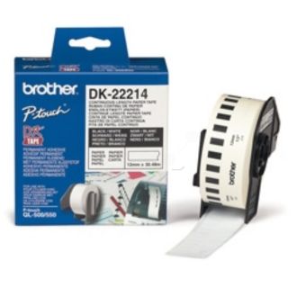 Ruban cassette d'origine DK22214 Brother - blanc