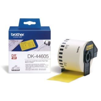 Ruban cassette d'origine DK44605 Brother - jaune