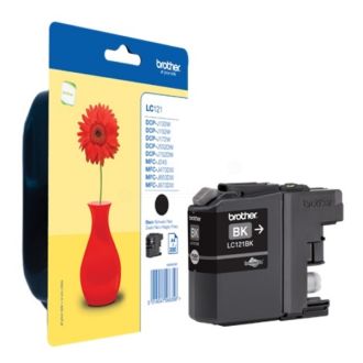 Cartouche d'origine LC121BKBP Brother - noire