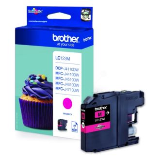 Cartouche d'origine LC123M Brother - magenta