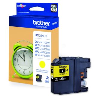 Cartouche d'origine LC125XLY Brother - jaune