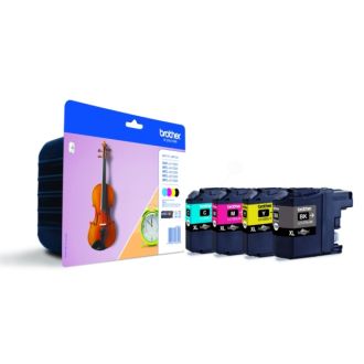 Cartouches d'origine LC127XLVALBP Brother - multipack 4 couleurs : noire, cyan, magenta, jaune