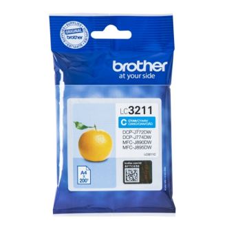 Cartouche d'origine LC3211C Brother - cyan