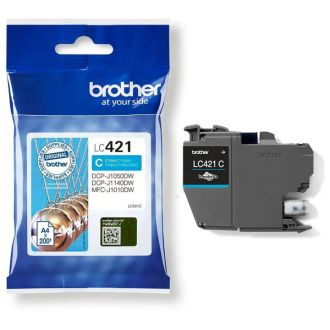 Cartouche d'origine LC421C Brother - cyan