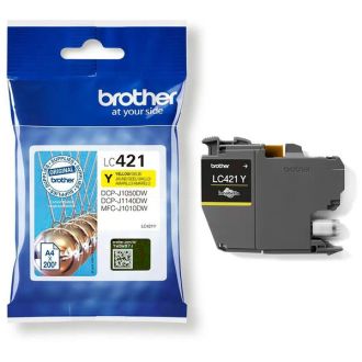 Cartouche d'origine LC421Y Brother - jaune