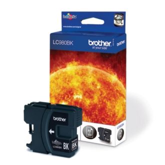 Cartouche d'origine LC980BK Brother - noire