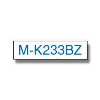 Ruban cassette d'origine MK233BZ Brother - bleu, blanc