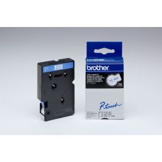 Ruban cassette d'origine TC203 Brother - bleu, blanc
