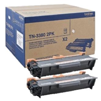 Toner d'origine TN3380TWIN Brother - noir