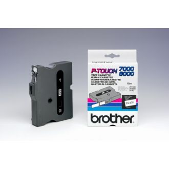 Ruban cassette d'origine TX231 Brother - noir, blanc