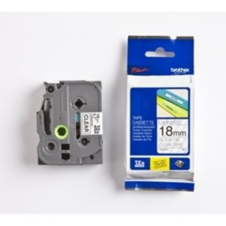 Ruban cassette d'origine TZE141 Brother - noir, transparent