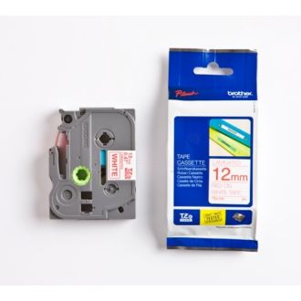 Ruban cassette d'origine TZE232 Brother - rouge, blanc