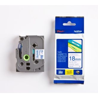 Ruban cassette d'origine TZE243 Brother - bleu, blanc