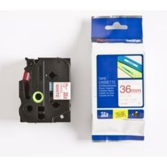 Ruban cassette d'origine TZE262 Brother - rouge, blanc