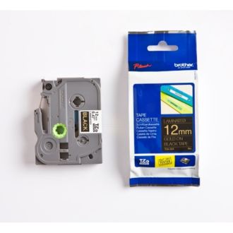 Ruban cassette d'origine TZE334 Brother - noir, or
