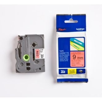 Ruban cassette d'origine TZE421 Brother - noir, rouge