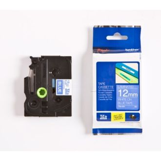 Ruban cassette d'origine TZE535 Brother - bleu, blanc