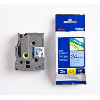Ruban cassette d'origine TZE551 Brother - noir, bleu